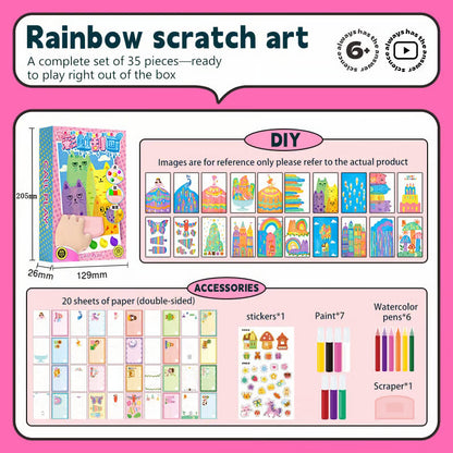 🌈 20Pcs 🎁 RAINBOW ART FUN KIT FOR KIDS DIY