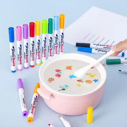 Magic Ink Pen Set with Floating Colors