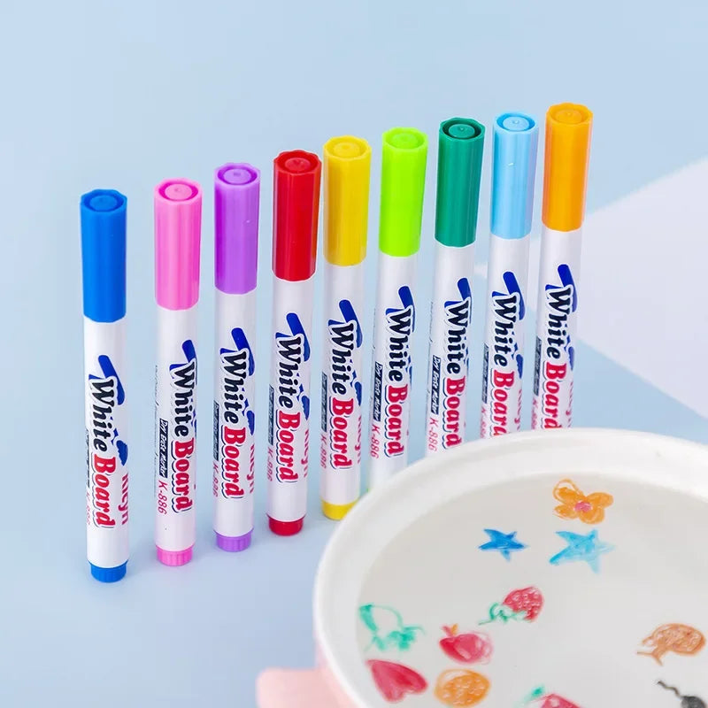 Magic Ink Pen Set with Floating Colors